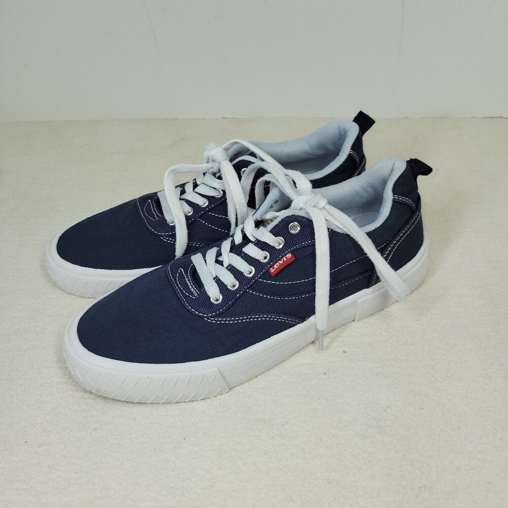 Levis Shoes Womens Naya Size 8.5 Blue 529794 Sneakers Comfort Casual Denim Jean - Picture 8 of 15